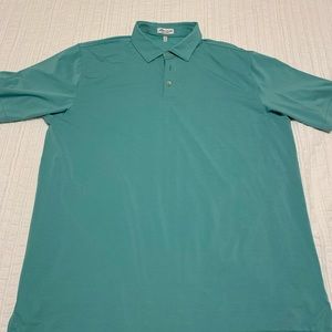 Green summer comfort Peter Millar XL polo